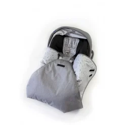 Domiva Douillette de sécurité pour siège auto Outdoor Imprime Etoiles Grises