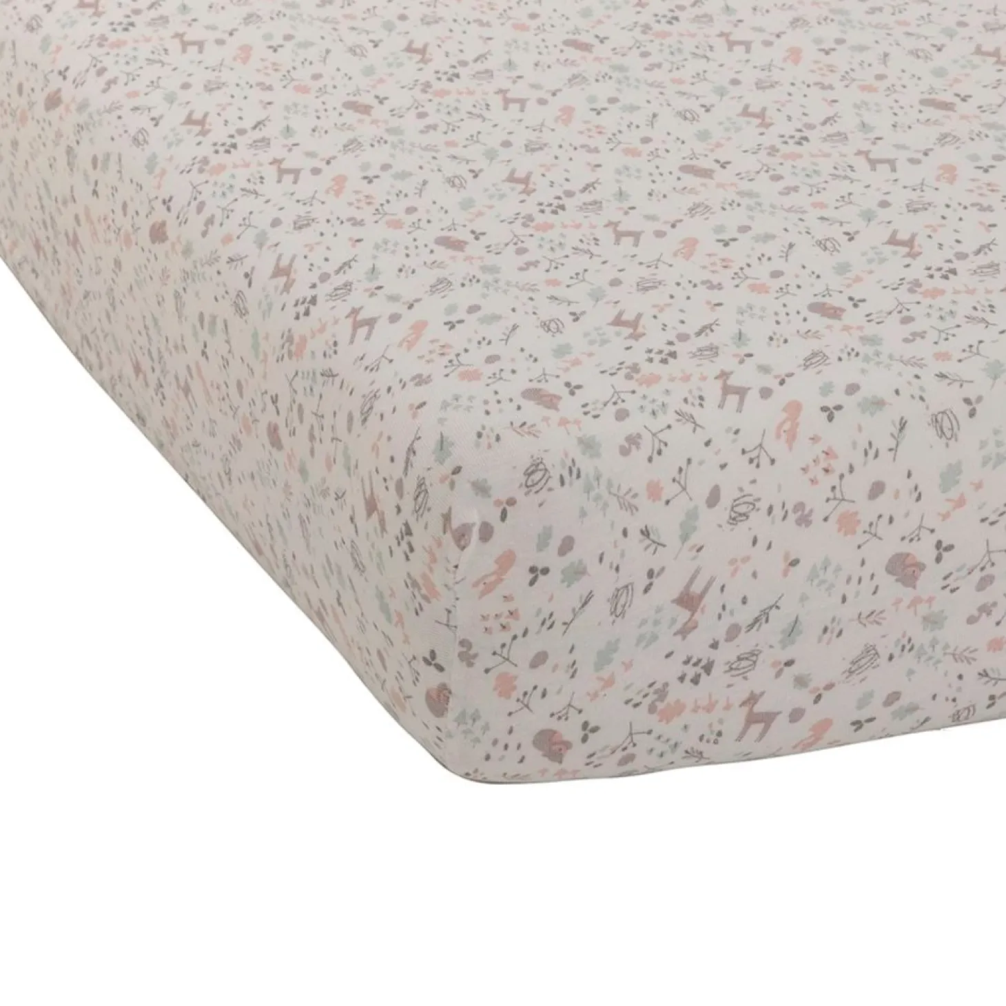 Domiva Drap housse jersey imprimé lilas Lilas 70x140 cm