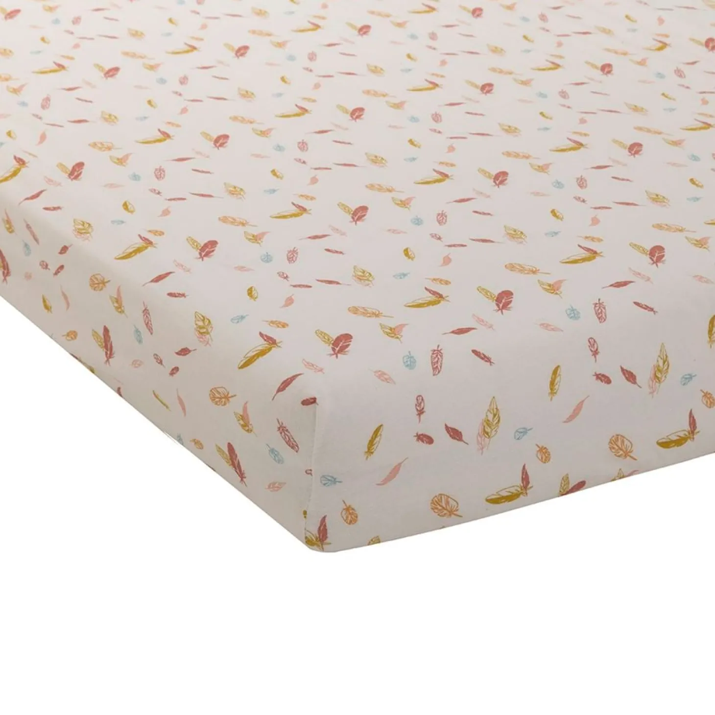 Domiva Drap housse jersey Imprime Happy 70x140 cm
