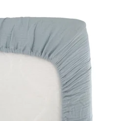 Domiva                    Drap housse lange    Bleu Vintage