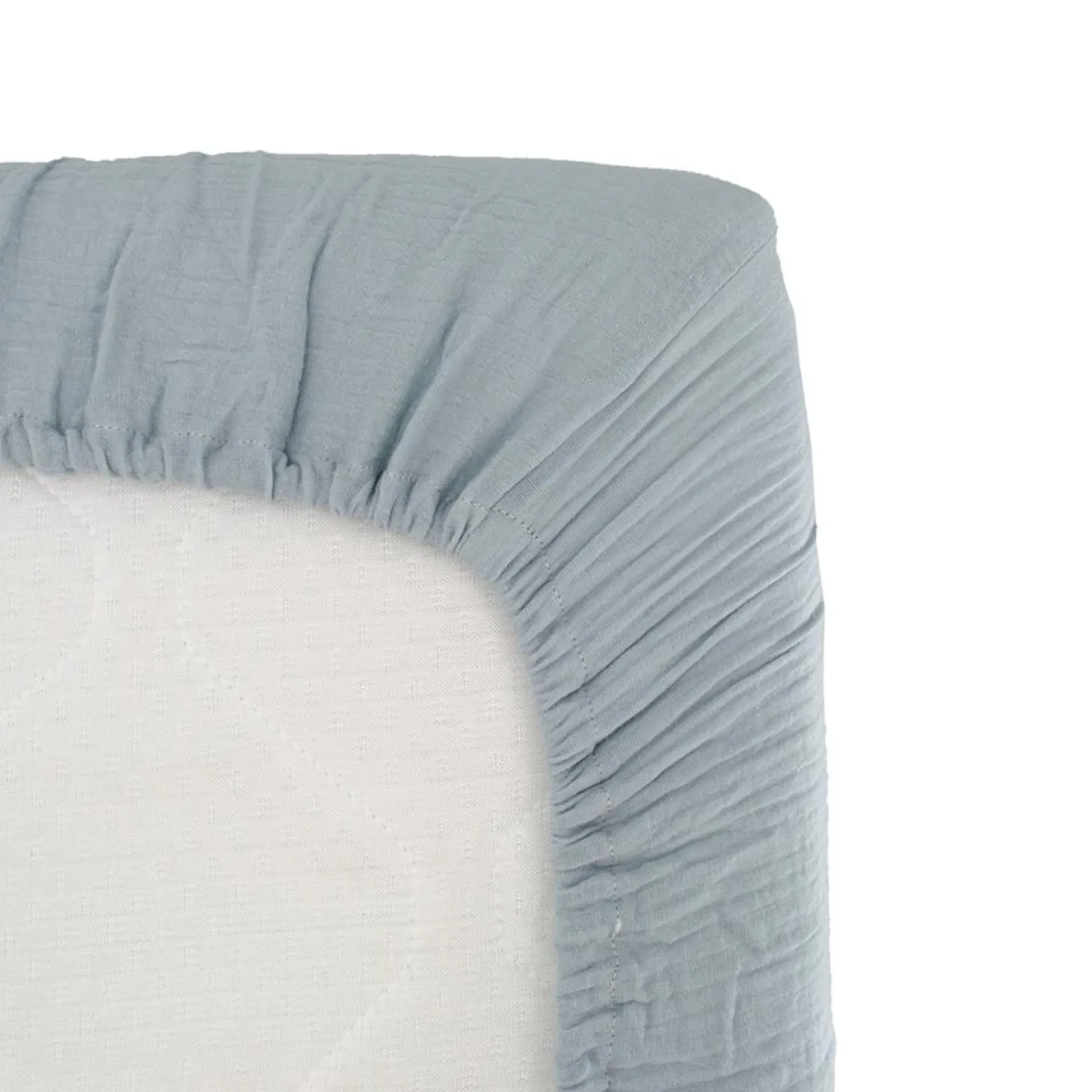 Domiva Drap housse lange Bleu Vintage