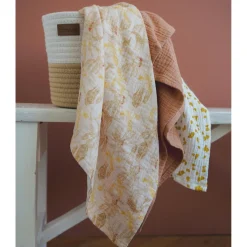 Domiva                    Lot 3 Langes Mousseline    Honey Moon Beige            60x60 cm
