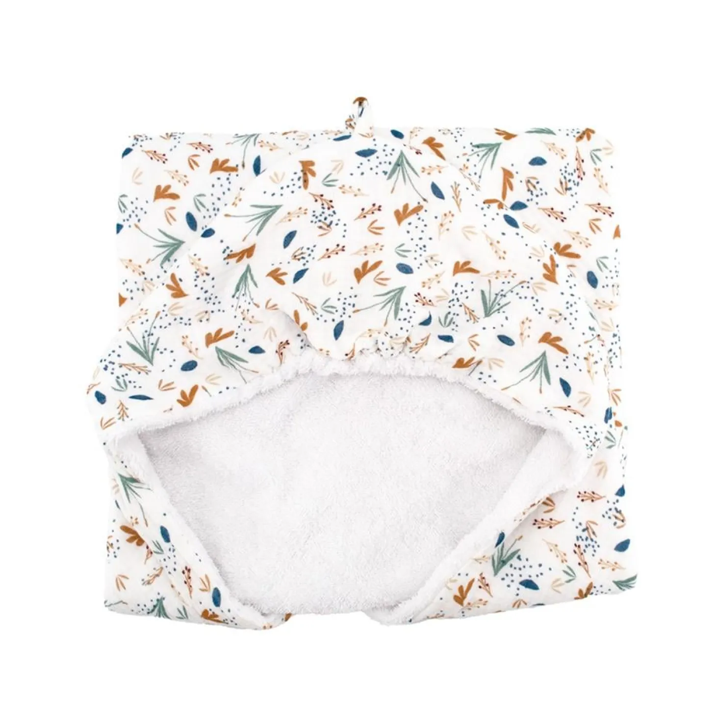 Domiva Sortie de bain au fil de l'eau Blanc 75x75 cm