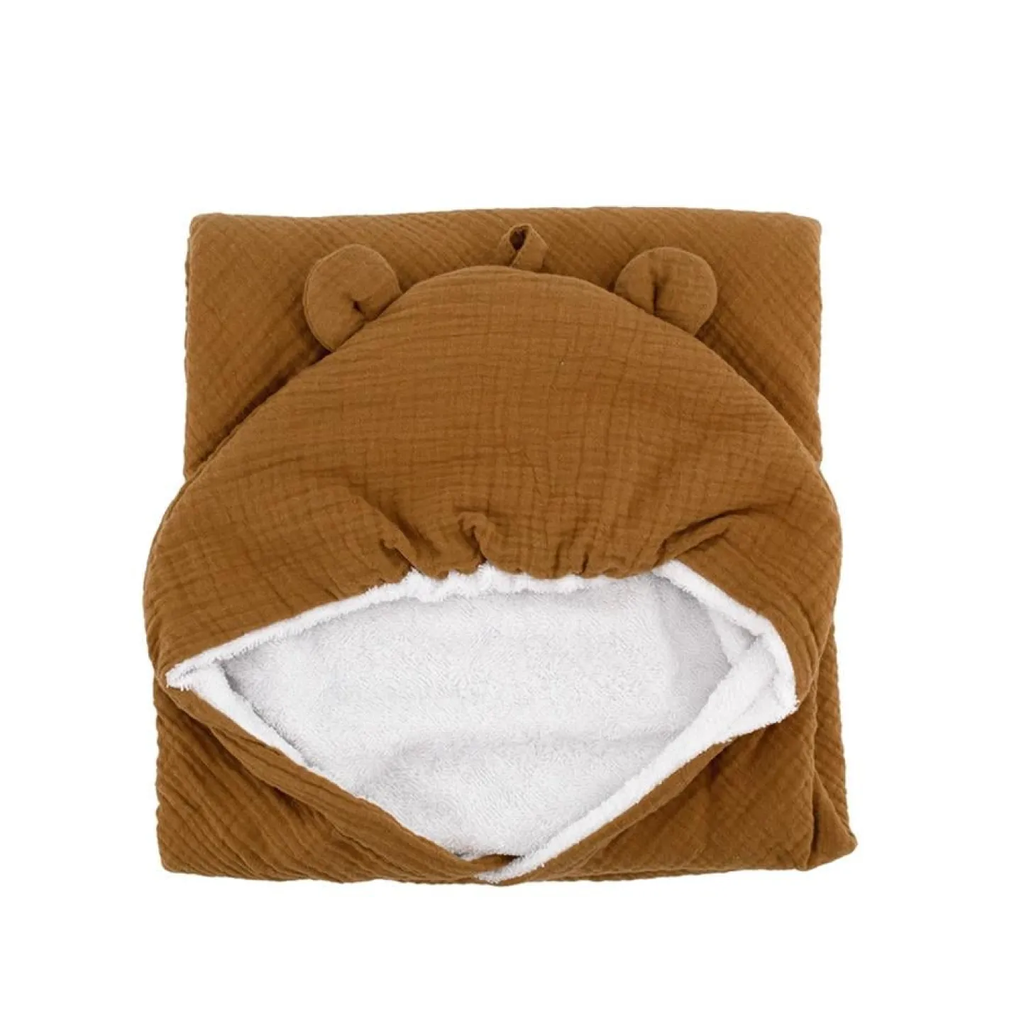 Domiva Sortie de bain boubou Beige 75x75 cm