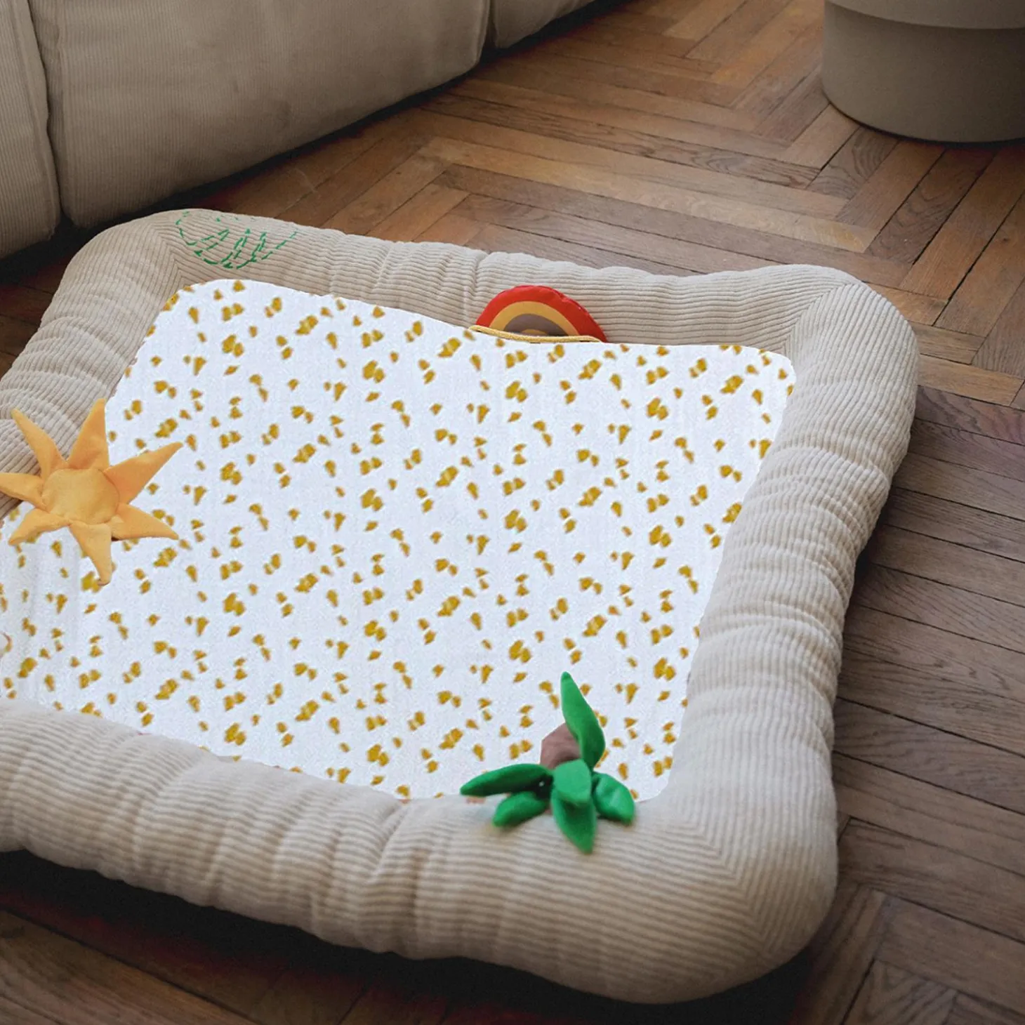 Domiva Tapis d'activité Honey Moon Beige 100x100 cm