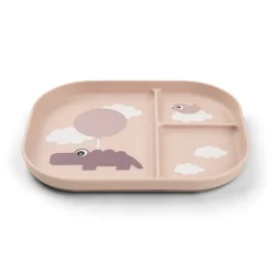 Done by Deer                    Assiette plateau happy clouds Foodie    Rose            22 x 18 cm