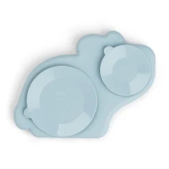 Done by Deer                    Assiette silicone avec ventouse Dotti    Bleu