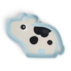Done by Deer                    Assiette silicone avec ventouse Dotti    Bleu