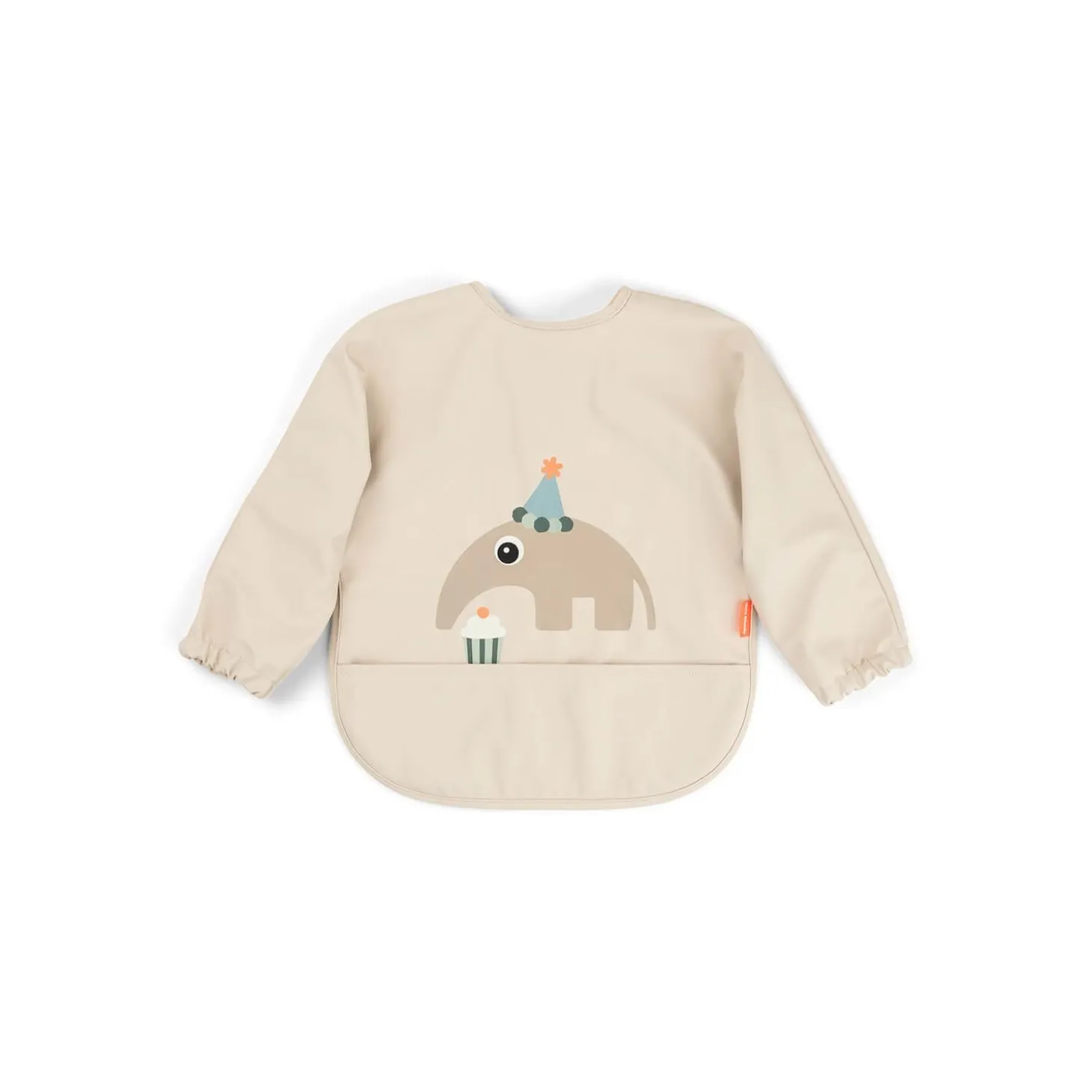 Done by Deer Bavoir avec manches & poche Celebration Sable