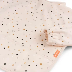 Done by Deer                    Bavoir manches avec poche Happy dots    Rose