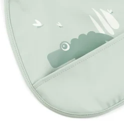 Done by Deer Bavoir petit lot de 2 Croco Vert