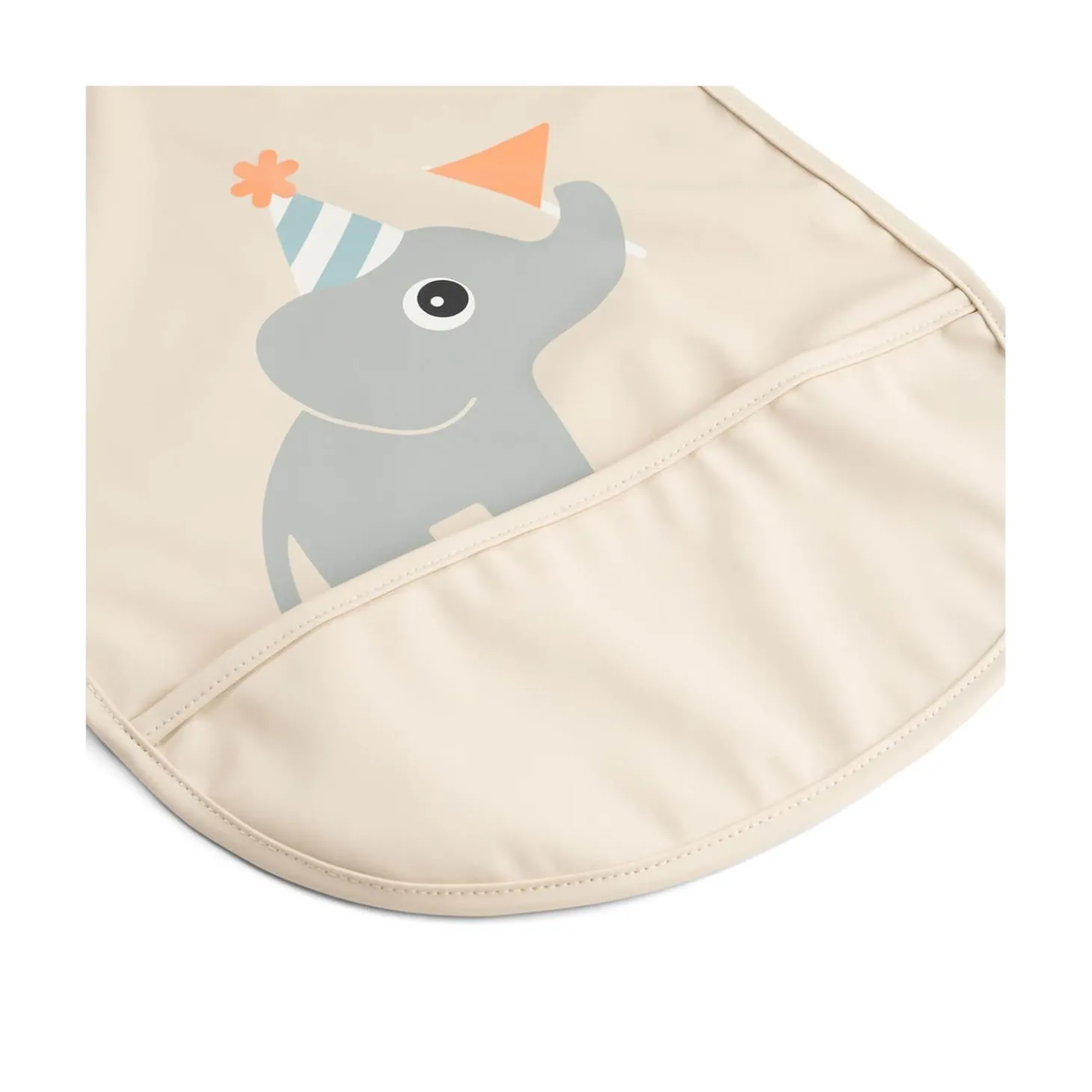 Done by Deer Bavoir velcro Celebration Sable