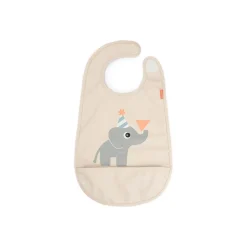 Done by Deer                    Bavoir velcro Celebration    Sable