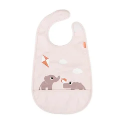 Done by Deer                    Bavoir velcro Playground    Rose