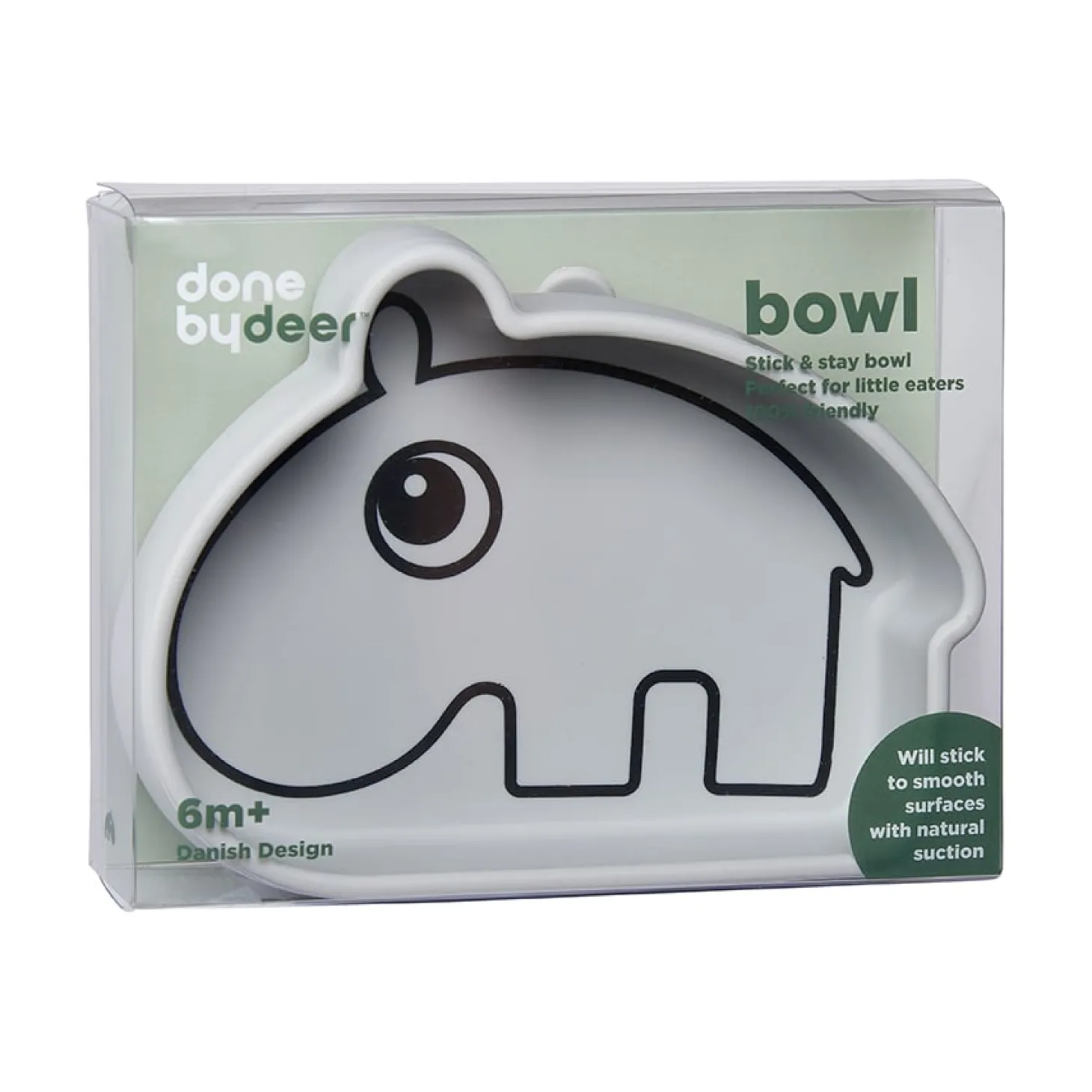 Done by Deer Bol antidérapant silicone Ozzo Gris