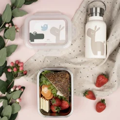 Done by Deer Boîte à goûter inox Lalee/Croco Sable 750 ml