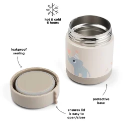 Done by Deer Boîte repas isotherme Celebration Sable 300 ml