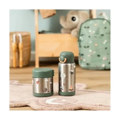Done by Deer Boîte repas isotherme Tiny trails Vert 300 ml