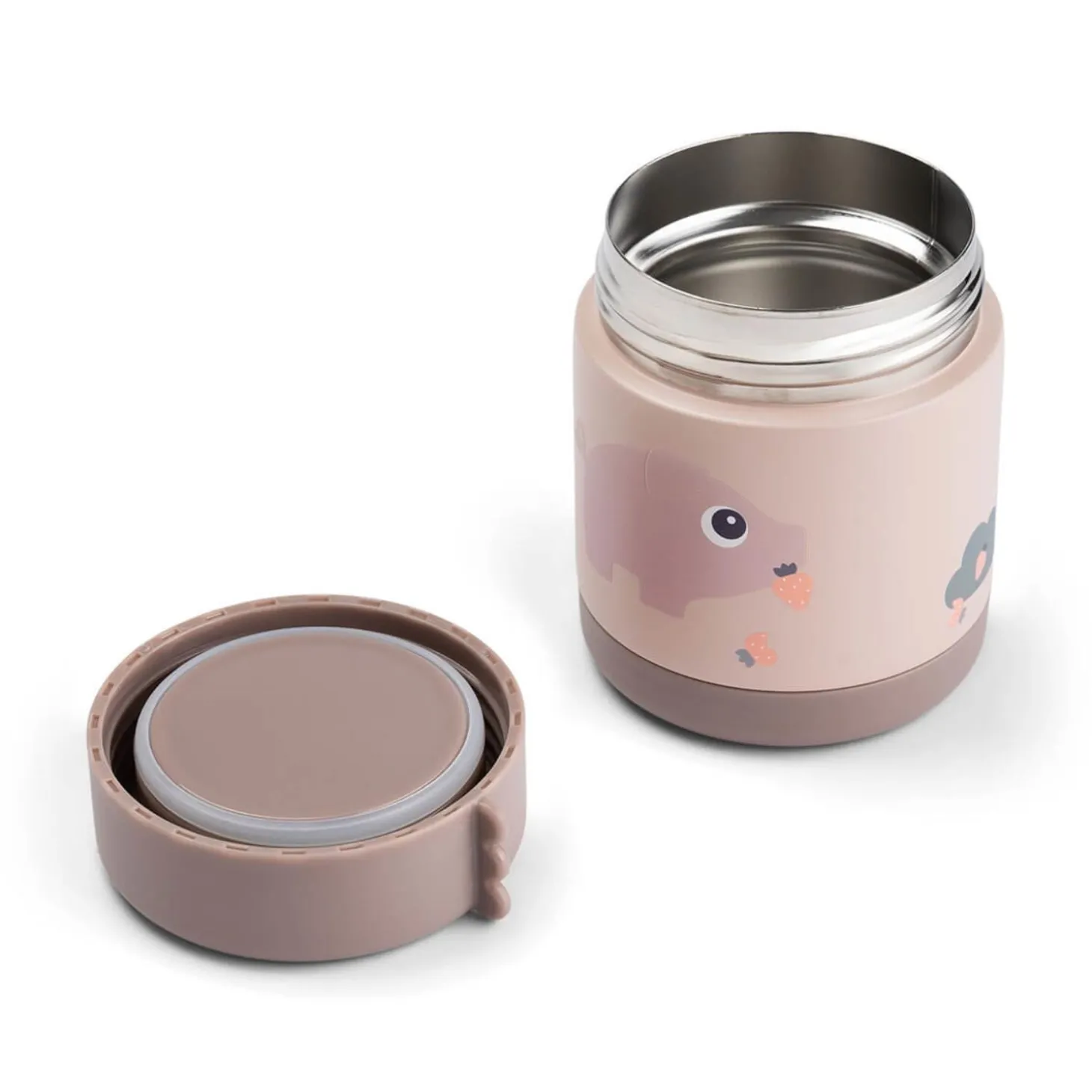 Done by Deer Boîte repas isotherme Tiny farm Rose 300 ml