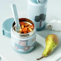 Done by Deer Boîte repas isotherme Tiny farm Bleu 300 ml