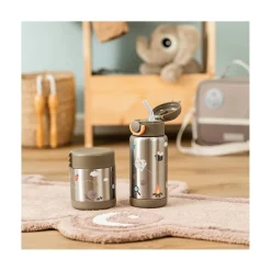 Done by Deer Boîte repas isotherme Tiny trails Sable 300 ml