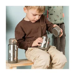 Done by Deer Boîte repas isotherme Tiny trails Sable 300 ml