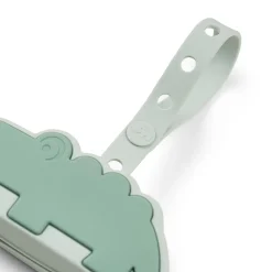 Done by Deer Boîte à sucette en silicone Croco Vert
