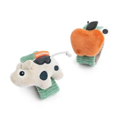 Done by Deer                    Bracelet hochet lot de 2 Dotti    Vert