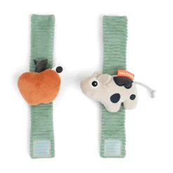 Done by Deer                    Bracelet hochet lot de 2 Dotti    Vert