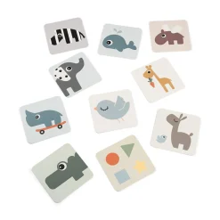 Done by Deer Cartes aux motifs contrastés lot de 10 Elphee Multicolore