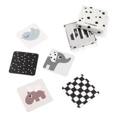 Done by Deer Cartes aux motifs contrastés lot de 10 Elphee Multicolore