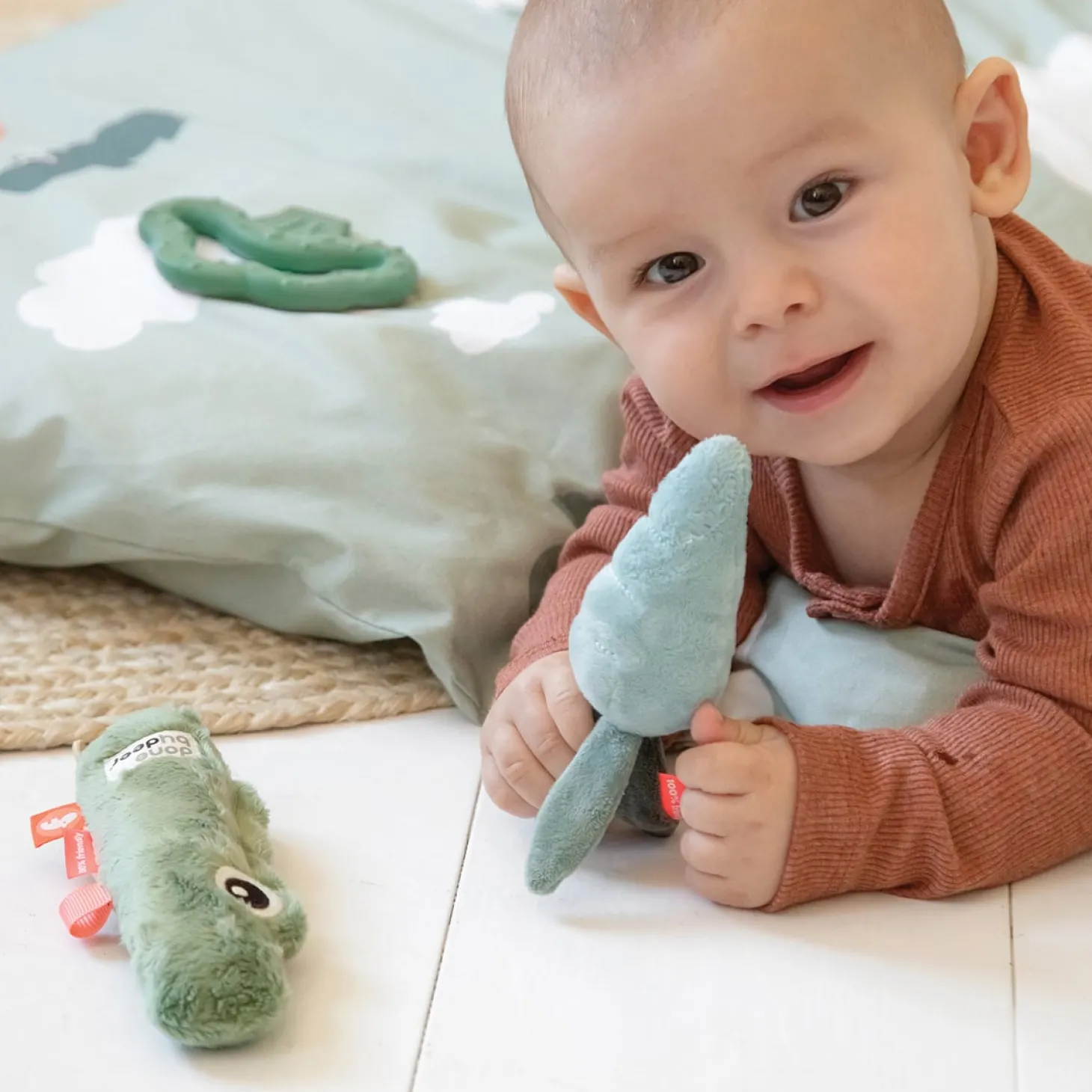 Done by Deer Coffret de naissance Croco Vert