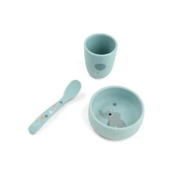 Done by Deer                    Coffret premier repas Celebration Stick&Stay    Bleu