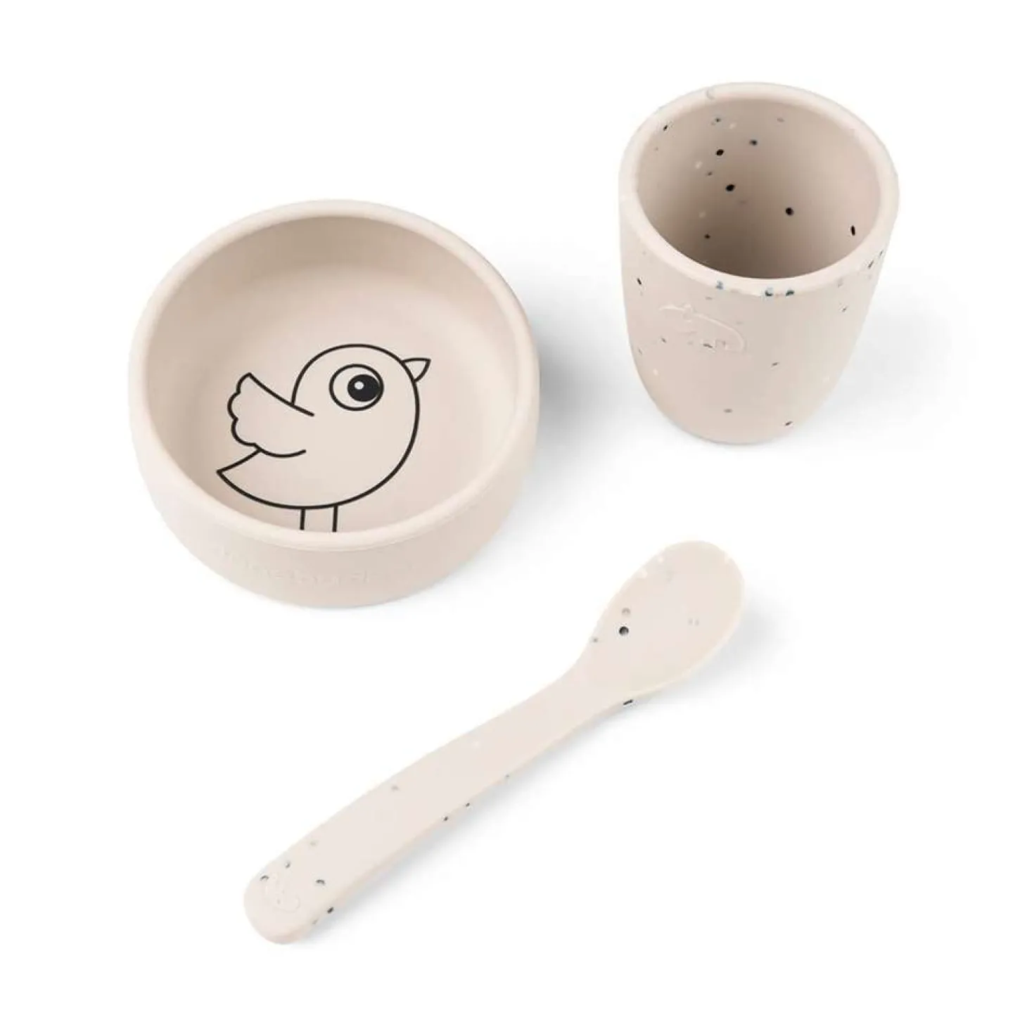 Done by Deer Coffret premier repas en silicone Birdee