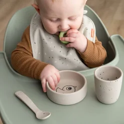 Done by Deer Coffret premier repas en silicone Birdee