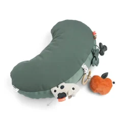 Done by Deer                    Coussin d'éveil Tummy time Tiny farm    Vert