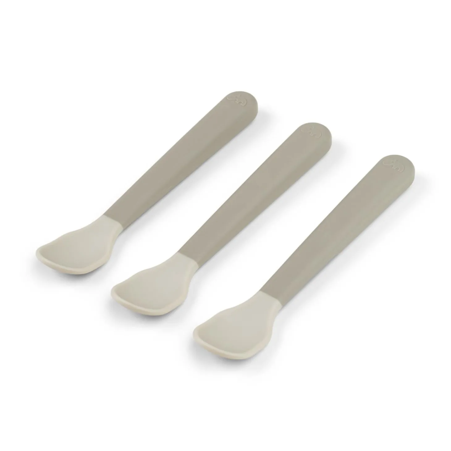 Done by Deer Cuillère bébé Foodie Easy-grip lot de 3 Sable