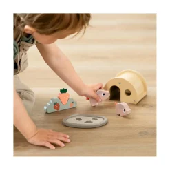 Done by Deer Ensemble de jeu Tiny farm Pigee Multicolore