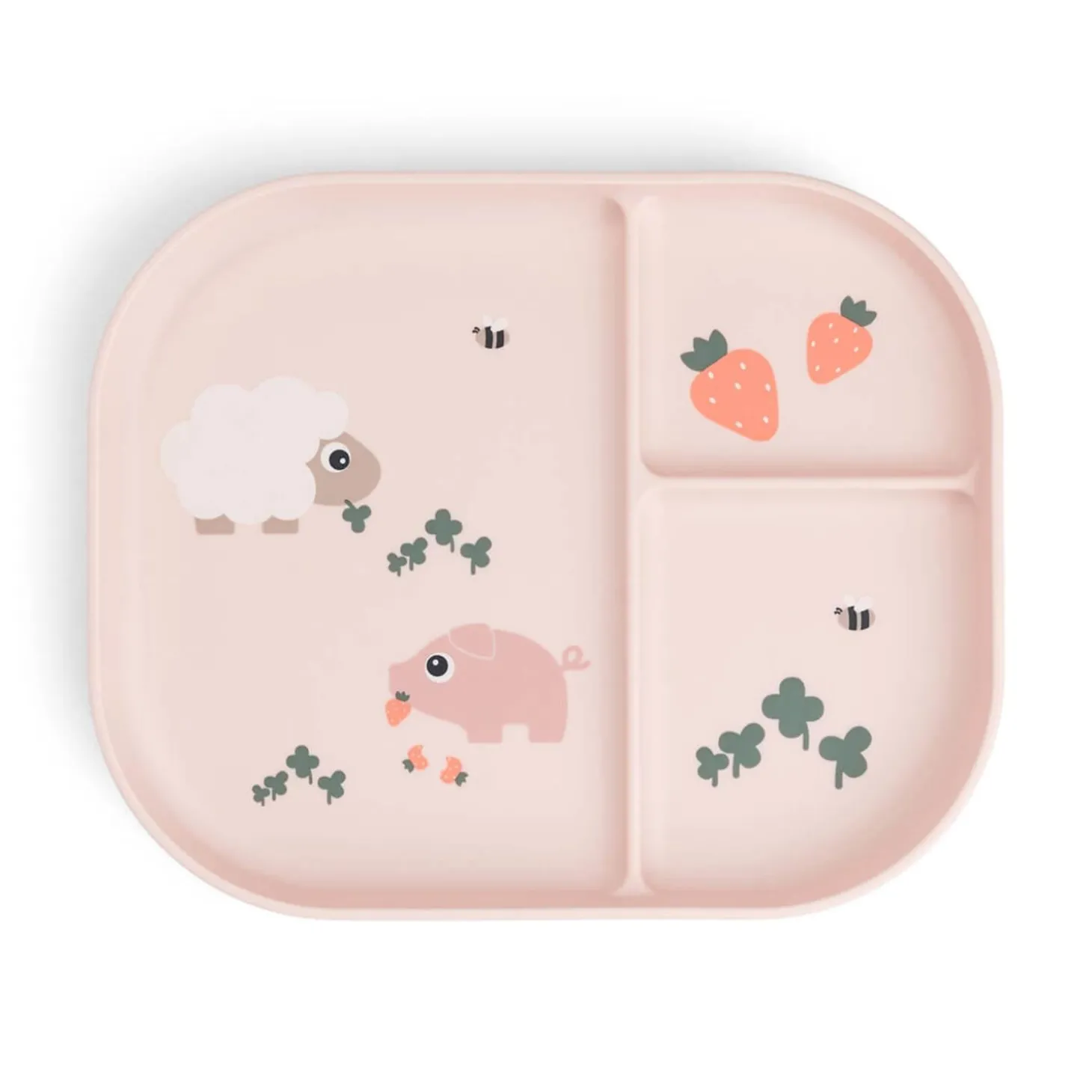 Done by Deer Foodie assiette plateau Tiny farm Rose