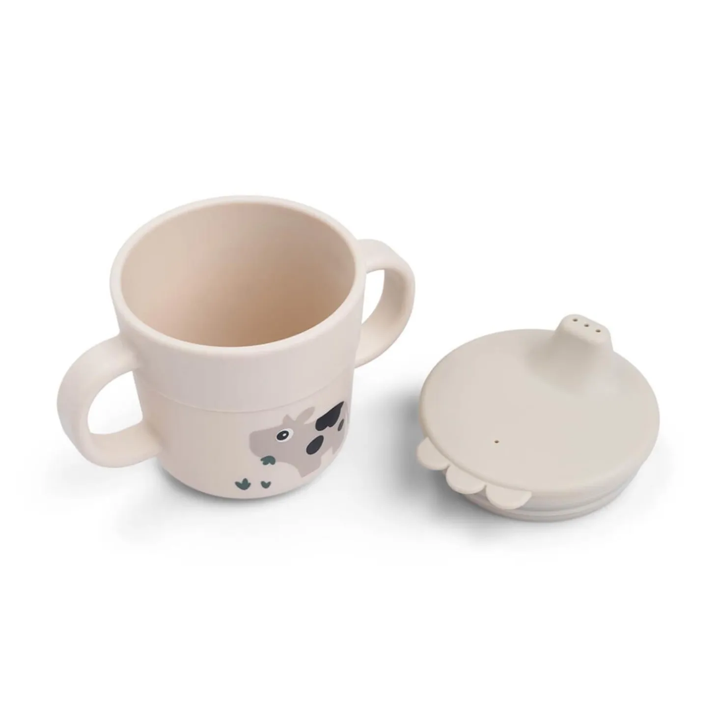 Done by Deer Foodie tasse d'apprentissage Tiny farm Sable 215 ml