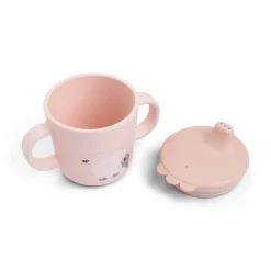Done by Deer                    Foodie tasse d'apprentissage Tiny farm    Rose            215 ml