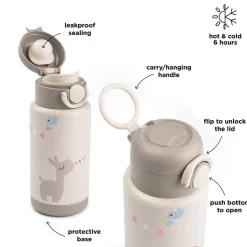 Done by Deer Gourde isotherme Celebration Sable 340 ml
