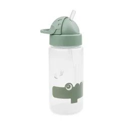 Done by Deer Gourde à paille Croco Vert 350 ml