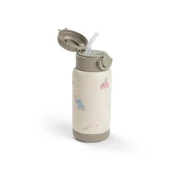 Done by Deer                    Gourde à paille isotherme Celebration    Sable            340 ml