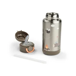 Done by Deer                    Gourde à paille isotherme Tiny trails    Sable            340 ml