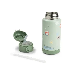 Done by Deer                    Gourde à paille isotherme Playground    Vert            340 ml