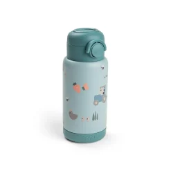 Done by Deer                    Gourde à paille isotherme Tiny farm    Bleu            340 ml