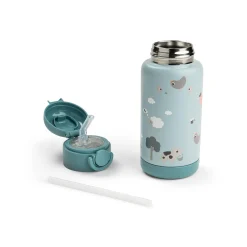 Done by Deer                    Gourde à paille isotherme Tiny farm    Bleu            340 ml