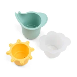 Done by Deer                    Jeu d'eau lot de 3 gobelets empilables Elphee    Multicolore
