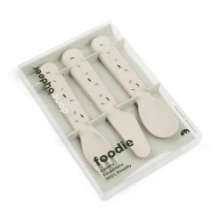 Done by Deer                    Lot de 3 Couverts Foodie Confetti    Sable